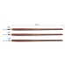 CLEARANCE: warcolours flat sable brush set - set of 3 brushes